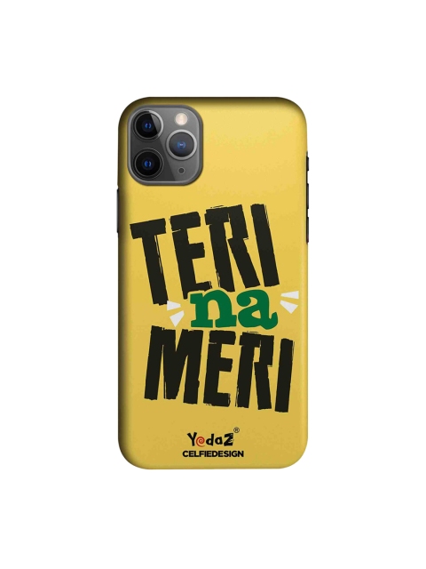 CelfieDesign Yellow Black Teri Meri Yedaz Quirky Sustainable Apple iPhone 11 Pro Mobile Back Cover
CelfieDesign Yellow Black Teri Meri Yedaz Quirky Sustainable Apple iPhone 11 Pro Mobile Back Cover