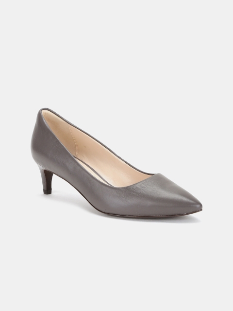 Cole Haan Women Grey Solid Pumps