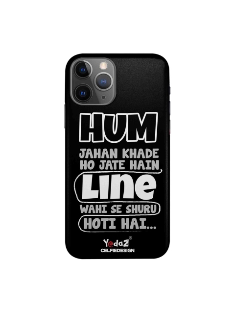 CelfieDesign Black & White Hum Jahan Khade Ho Jate Hain Yedaz Quirky Sustainable Apple iPhone 11 Pro Max Mobile Back Cover
CelfieDesign Black & White Hum Jahan Khade Ho Jate Hain Yedaz Quirky Sustainable Apple iPhone 11 Pro Max Mobile Back Cover