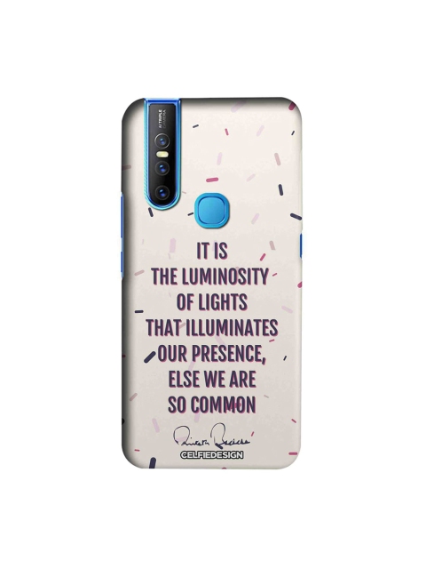 CelfieDesign Off-White & Pink Presence AB Quotes Vivo V15 Back Cover Sustainable Back Cover
CelfieDesign Off-White & Pink Presence AB Quotes Vivo V15 Back Cover Sustainable Back Cover