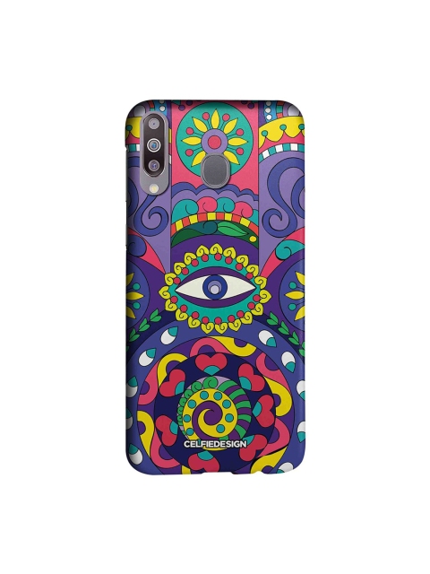 CelfieDesign Purple & Pink Humsa Samsung Galaxy M30 Back Case