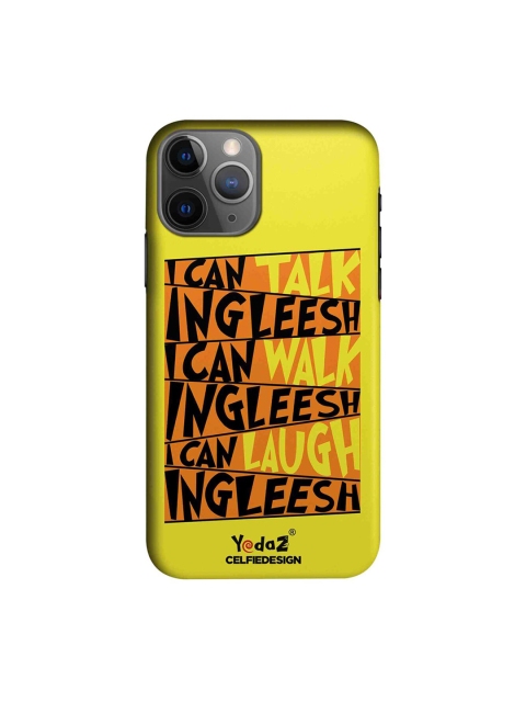 CelfieDesign Yellow & Orange I Can Talk Ingleesh Yedaz Quirky Sustainable Apple iPhone 11 Pro Max Mobile Back Cover
CelfieDesign Yellow & Orange I Can Talk Ingleesh Yedaz Quirky Sustainable Apple iPhone 11 Pro Max Mobile Back Cover