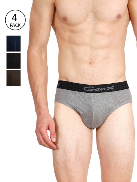 Genx Men Pack of 4 Assorted Briefs