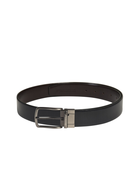 CHRISTOPOLO Men Black Solid Belt