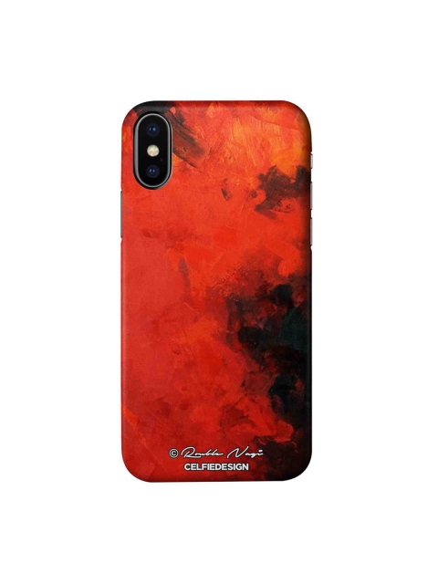 CelfieDesign Red & Black On Me iPhone X Sustainable Case