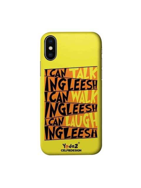 CelfieDesign Yellow & Black I Can Talk Ingleesh I Can Walk Ingleesh I Can Laugh Ingleesh Sustainable iPhone X Back Case
CelfieDesign Yellow & Black I Can Talk Ingleesh I Can Walk Ingleesh I Can Laugh Ingleesh Sustainable iPhone X Back Case