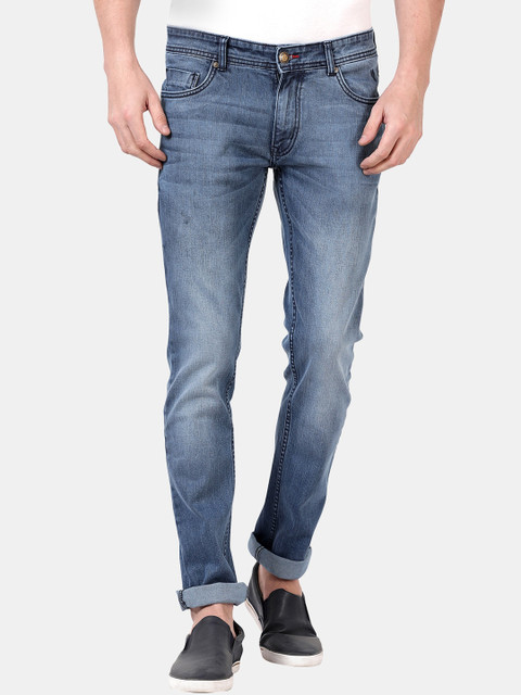VUDU Men Blue Slim Fit Mid-Rise Clean Look Stretchable Jeans 
VUDU Men Blue Slim Fit Mid-Rise Clean Look Stretchable Jeans