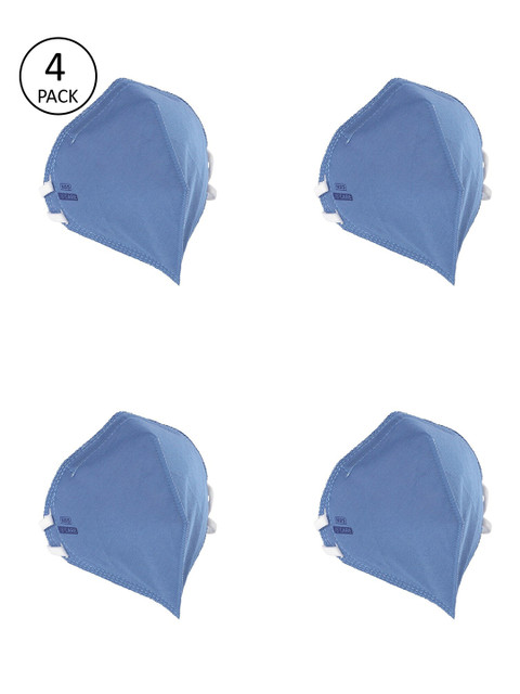 JS Care Unisex Pack Of 4 Blue 6-Ply Reusable N95 Masks
JS Care Unisex Pack Of 4 Blue 6-Ply Reusable N95 Masks
