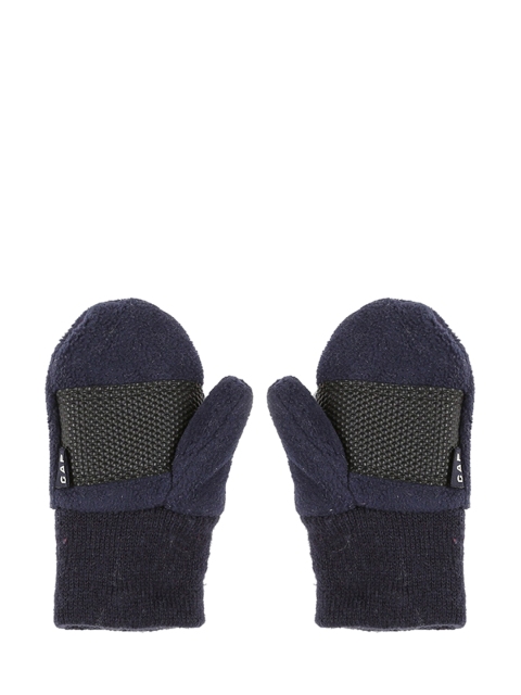 GAP Boys Navy Blue & Black Colorblocked Pro Fleece Mittens