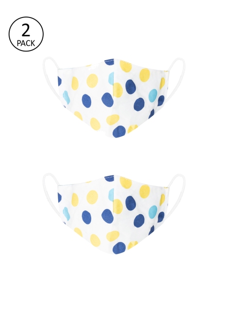 VEA Unisex Pack Of 2 White & Yellow Printed 3-Ply Soft Cotton 5 Layered Filtration Cloth Mask
VEA Unisex Pack Of 2 White & Yellow Printed 3-Ply Soft Cotton 5 Layered Filtration Cloth Mask