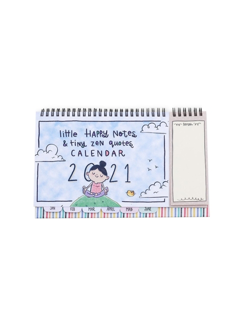 Alicia Souza Blue & Green 2021 Little Happy Notes Desk Calendar