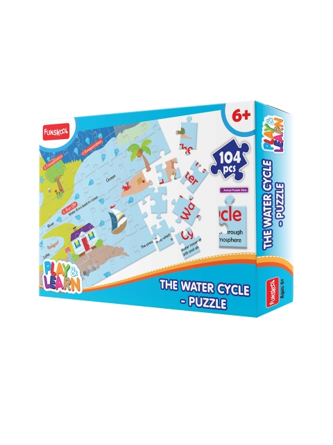 Play & Learn Kids Blue & Green Water Cycle Puzzle