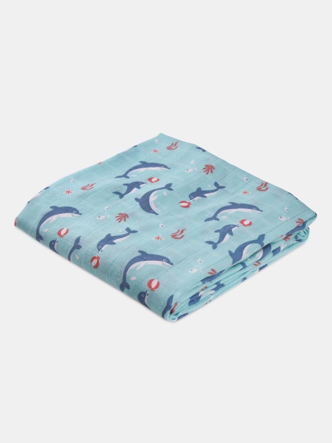 Kaarpas Unisex Kids Blue & White Aqua Theme of Dolphin Printed Premium Sustainable Fitted Cot Crib Blanket
Kaarpas Unisex Kids Blue & White Aqua Theme of Dolphin Printed Premium Sustainable Fitted Cot Crib Blanket