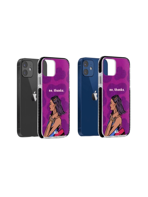 DailyObjects Purple & Brown No Thanks Stride Multi-Layer Protection iPhone 12 Mobile Back Cover
DailyObjects Purple & Brown No Thanks Stride Multi-Layer Protection iPhone 12 Mobile Back Cover