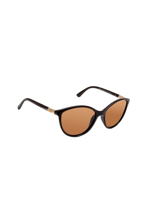 David Blake Women Cateye Sunglasses CNSGDB1910, Brown