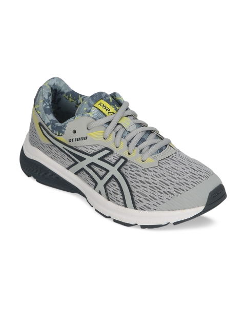 ASICS Gt-1000 7 Gs Sp Unisex Kids Grey Synthetic Running Shoes