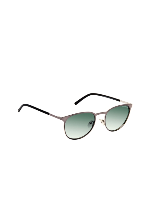 David Blake Unisex Oval Polarised & UV Protected Sunglasses CNSGDB1977, Grey