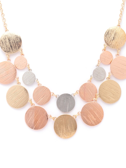 Globus Silver & Gold Statement Necklace