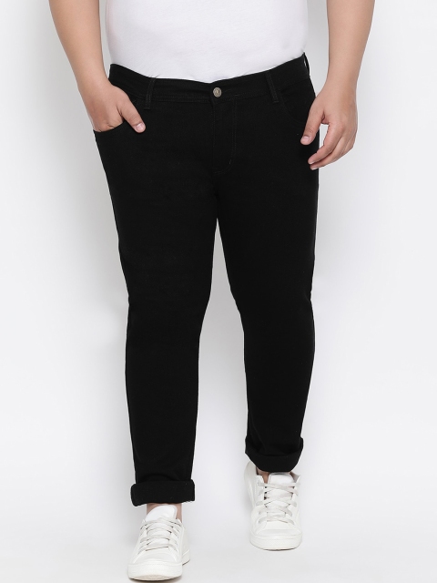 FEVER Men Black Slim Fit Mid-Rise Clean Look Jeans