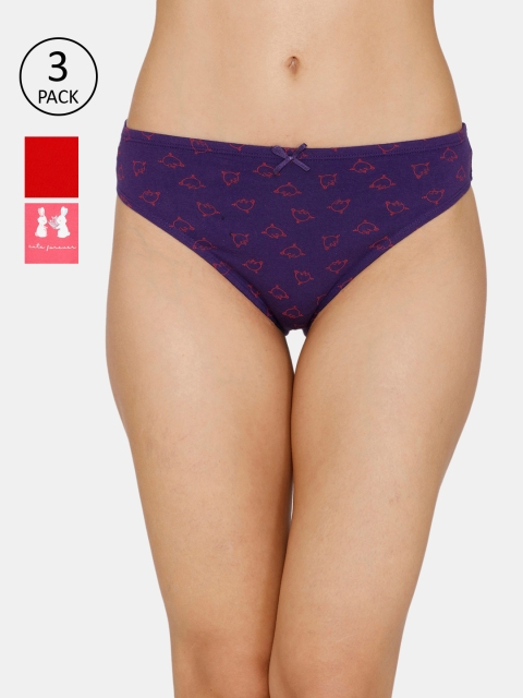 Zivame Women Pack of 3 Solid Bikini Low Rise Anti-Microbial Briefs ZI2414COREZGREN, Blue
Zivame Women Pack of 3 Solid Bikini Low Rise Anti-Microbial Briefs ZI2414COREZGREN, Blue