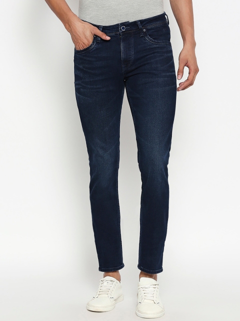 Integriti Men Blue Skinny Fit Mid-Rise Clean Look Jeans