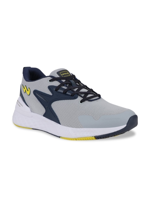 Campus Men Grey Mesh Running Shoes