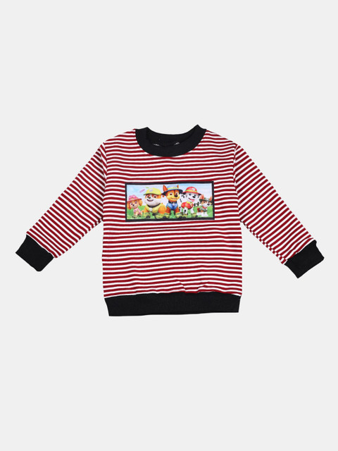 DOROKIDS Boys Red & White Striped Sweatshirt
DOROKIDS Boys Red & White Striped Sweatshirt