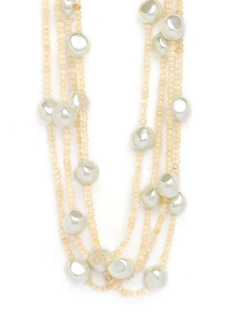 JOULES BY RADHIKA Gold-Plated Off-White & Yellow Agate Beads With Swarovski Shell Pearls Necklace
JOULES BY RADHIKA Gold-Plated Off-White & Yellow Agate Beads With Swarovski Shell Pearls Necklace