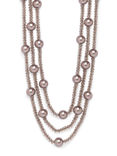 JOULES BY RADHIKA Gold-plated Brown Metallic Agate & Pearl Beaded Multi-Layered Handcrafted Necklace
JOULES BY RADHIKA Gold-plated Brown Metallic Agate & Pearl Beaded Multi-Layered Handcrafted Necklace