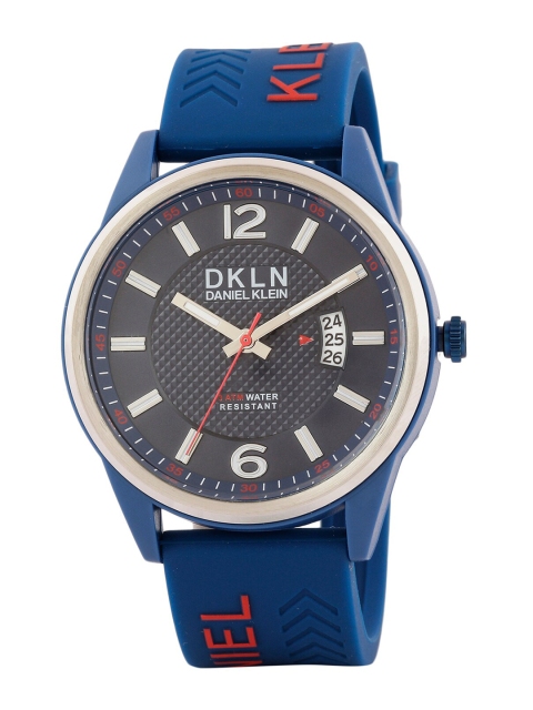 Daniel Klein Men Blue & Black Analogue Watch