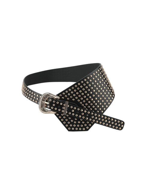 Kazo Women Black & Gold-Toned Embellished Belt
Kazo Women Black & Gold-Toned Embellished Belt
