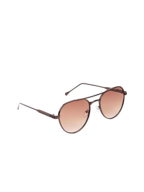 Bellofox Unisex Brown Aviator Sunglasses BS1686
