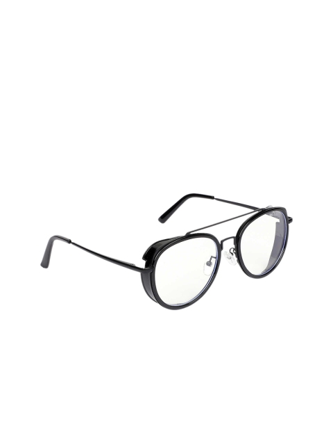 Bellofox Unisex Oval Sunglasses BS1678, Transparent