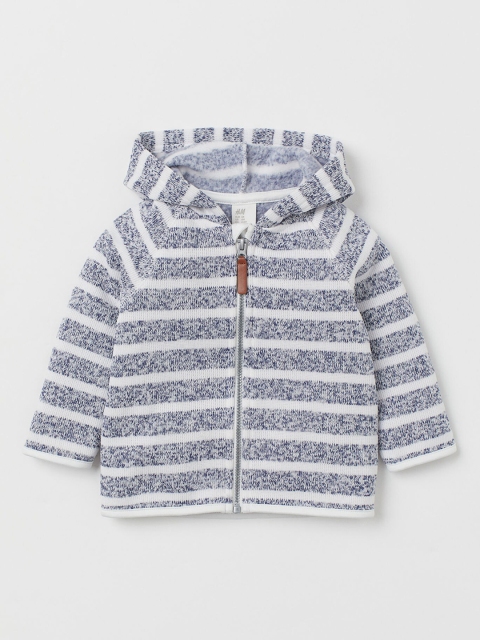 H&M Kids Blue Knitted fleece jacket