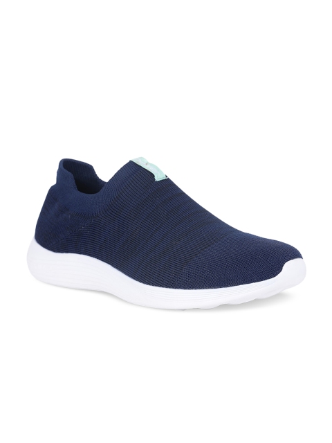 Power Women Navy Blue Solid Walking Shoes
