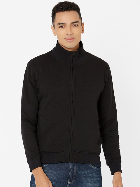 MARCA Disati Men Black Solid Sweatshirt