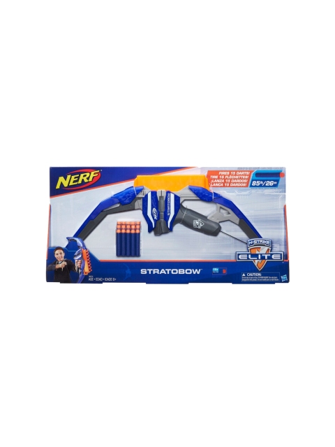 NERF Kids Blue & Orange N-Strike Stratobow Bow With 15 Darts