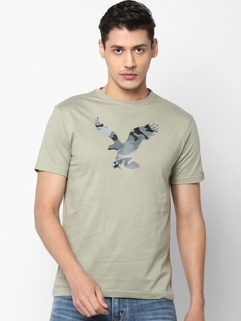 AMERICAN EAGLE OUTFITTERS Men Olive Green Graphic Print Round Neck Pure Cotton T-shirt
AMERICAN EAGLE OUTFITTERS Men Olive Green Graphic Print Round Neck Pure Cotton T-shirt
