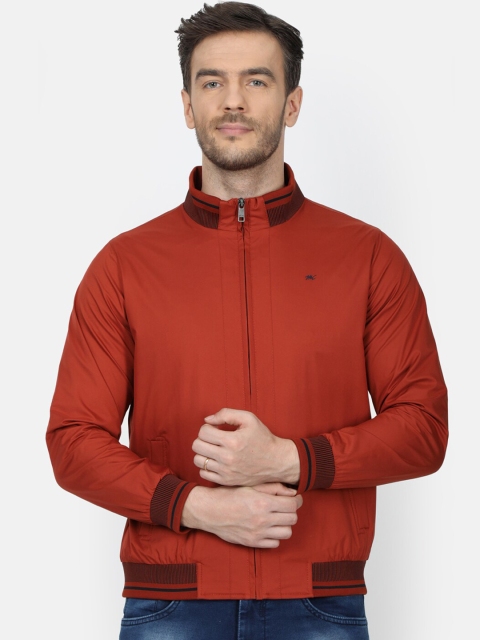 Monte Carlo Men Orange Solid Bomber Jacket