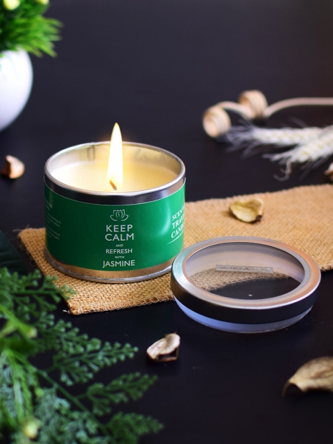 Archies Set Of 3 Green & Blue Christmas Aroma Box