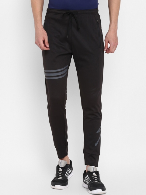 SG Men Black Solid Track Pants