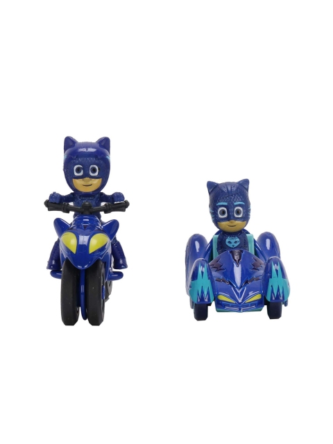 PJ MASK Unisex Kids Set of 2 Blue & Black Diecast twin Pack Toy Vehicle Playset