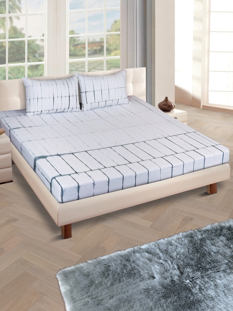 ROMEE White & Grey Tie & Dye Printed 300 TC Cotton Double King Bedsheet With 2 Pillow Covers
ROMEE White & Grey Tie & Dye Printed 300 TC Cotton Double King Bedsheet With 2 Pillow Covers