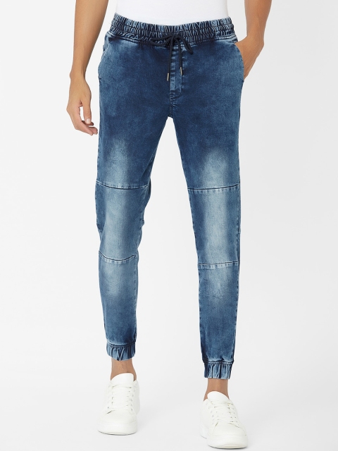 MARCA Disati Men Blue Skinny Fit Mid-Rise Mildly Distressed Jeans