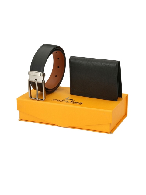 Pacific Gold Men Black Accessory Gift Set