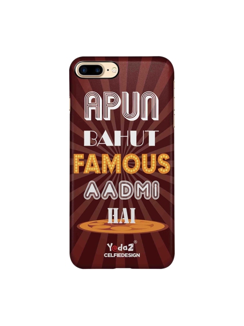 CelfieDesign Coffee Brown & White Apun Bahot Famous Admi Hai Yedaz Quirky Sustainable Apple iPhone 8 Plus Back Cover
CelfieDesign Coffee Brown & White Apun Bahot Famous Admi Hai Yedaz Quirky Sustainable Apple iPhone 8 Plus Back Cover