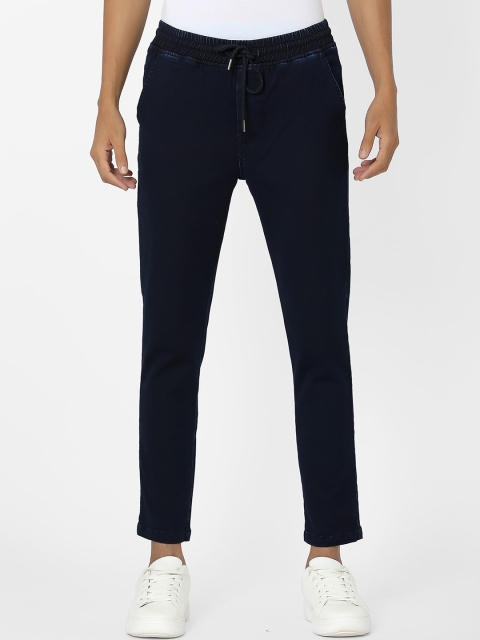 MARCA Disati Men Navy Blue Skinny Fit Mid-Rise Clean Look Jeans