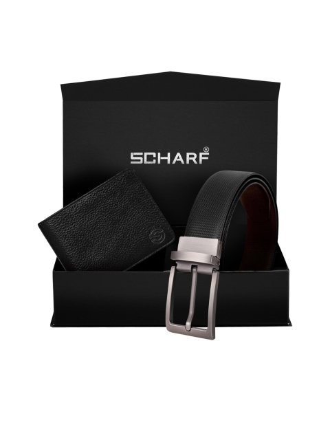 SCHARF Men Accessory Gift Set, Black