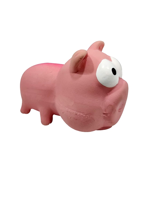 PETS EMPIRE Latex Puppy Training Interactive Dog Play Toys, Pink