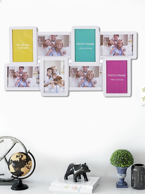 Art Street White Solid 8-Photos Holder Wall Frame